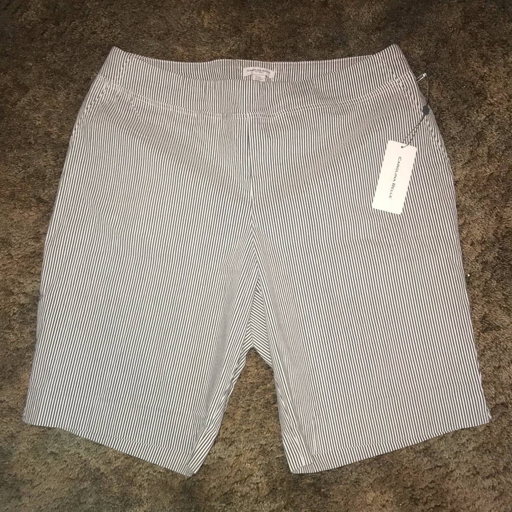 Pinstriped shorts